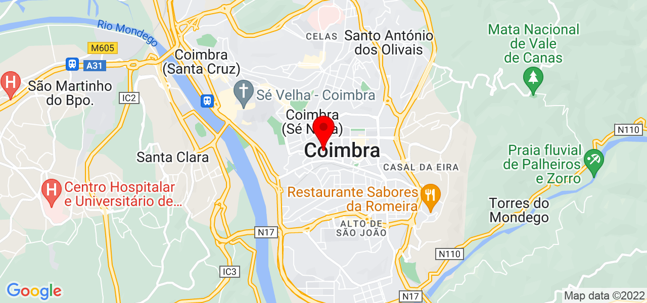 Carlos Seabra - Coimbra - Coimbra - Mapa