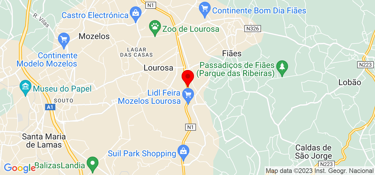 Lucas Maximo - Aveiro - Santa Maria da Feira - Mapa