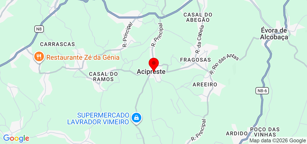 Vanderson - Leiria - Alcobaça - Carte