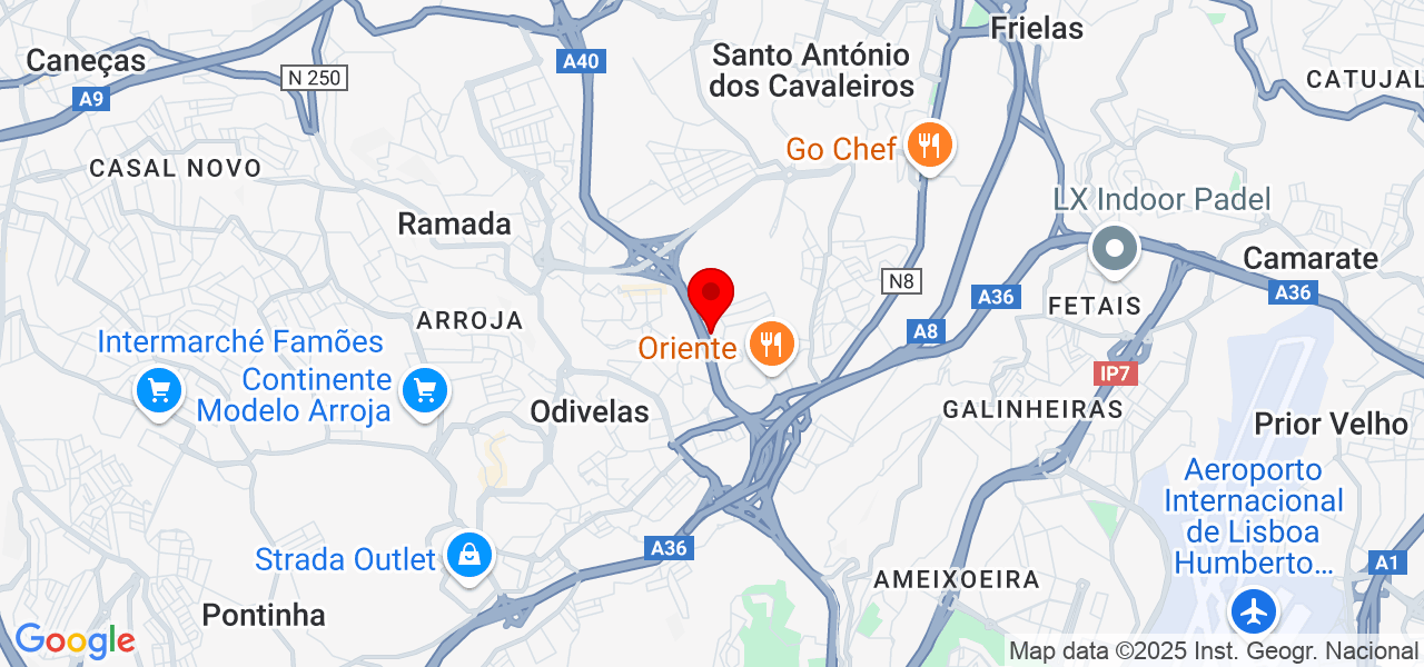 Wp.willwill trabalhos - Lisboa - Odivelas - Map