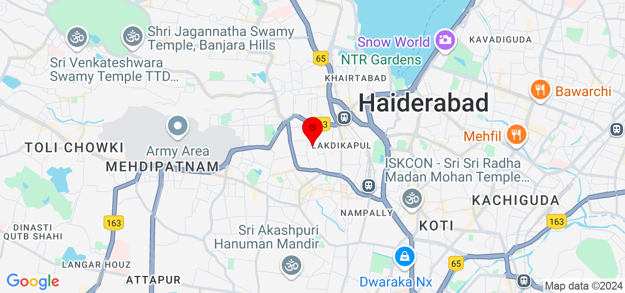 G.SIGNS - Hyderabad - Asifnagar - Map