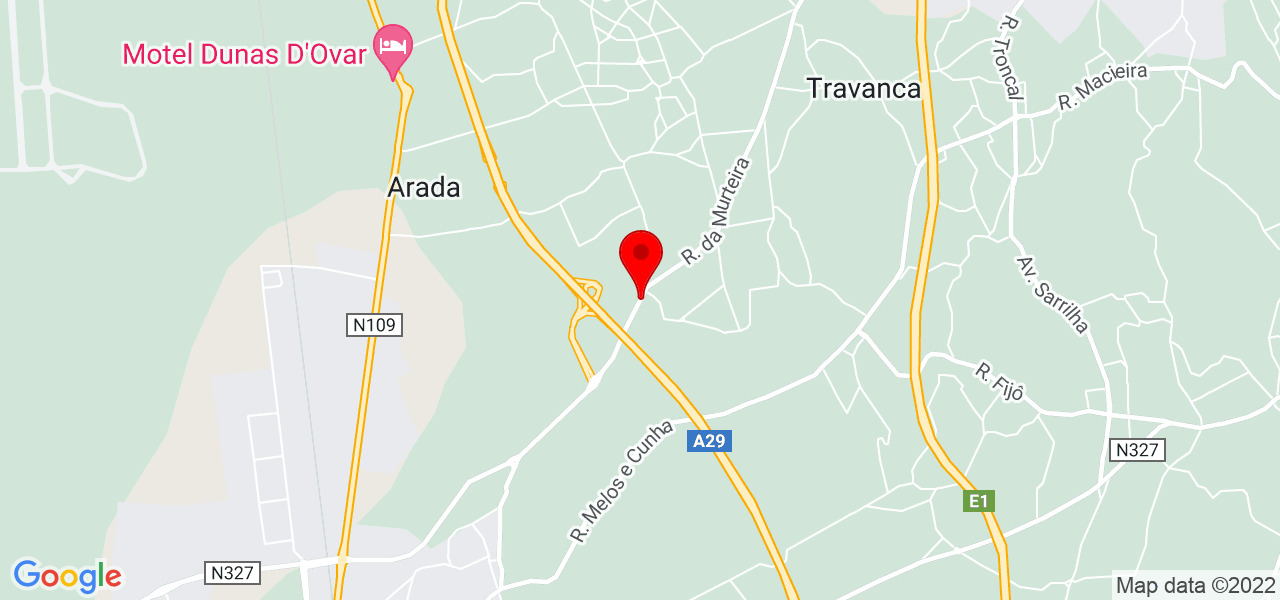 F&aacute;tima Melo - Aveiro - Ovar - Mapa