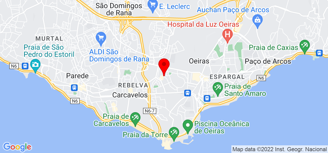 Matheus Vasconcellos - Lisboa - Oeiras - Mapa