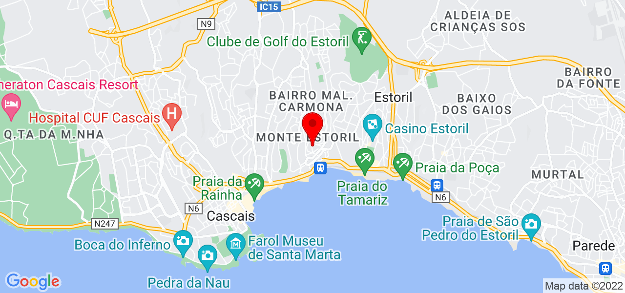 Gedeone Oliveira - Lisboa - Cascais - Mapa