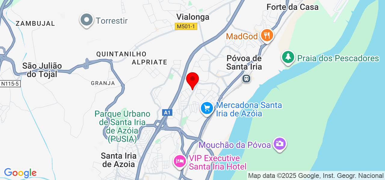 Alegria - Lisboa - Vila Franca de Xira - Mapa