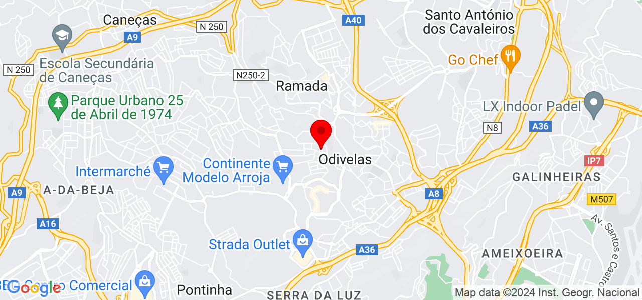 De Almeida Remodelações - Lisboa - Odivelas - Karte