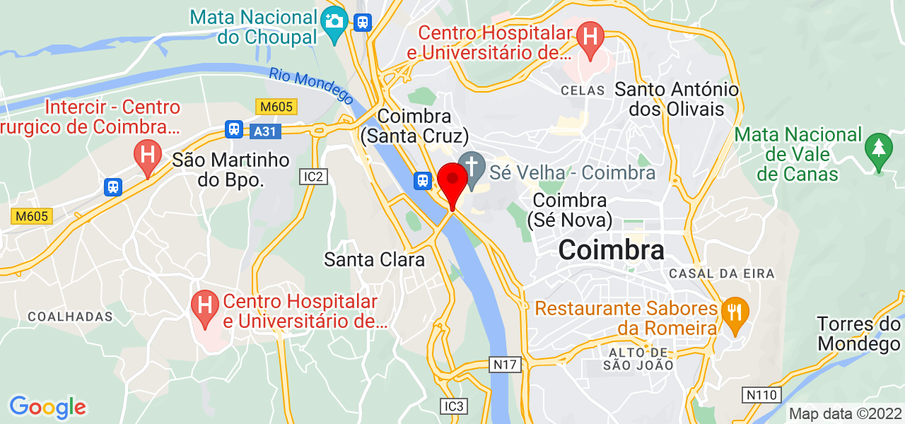 Maria Basto - Coimbra - Coimbra - Mapa