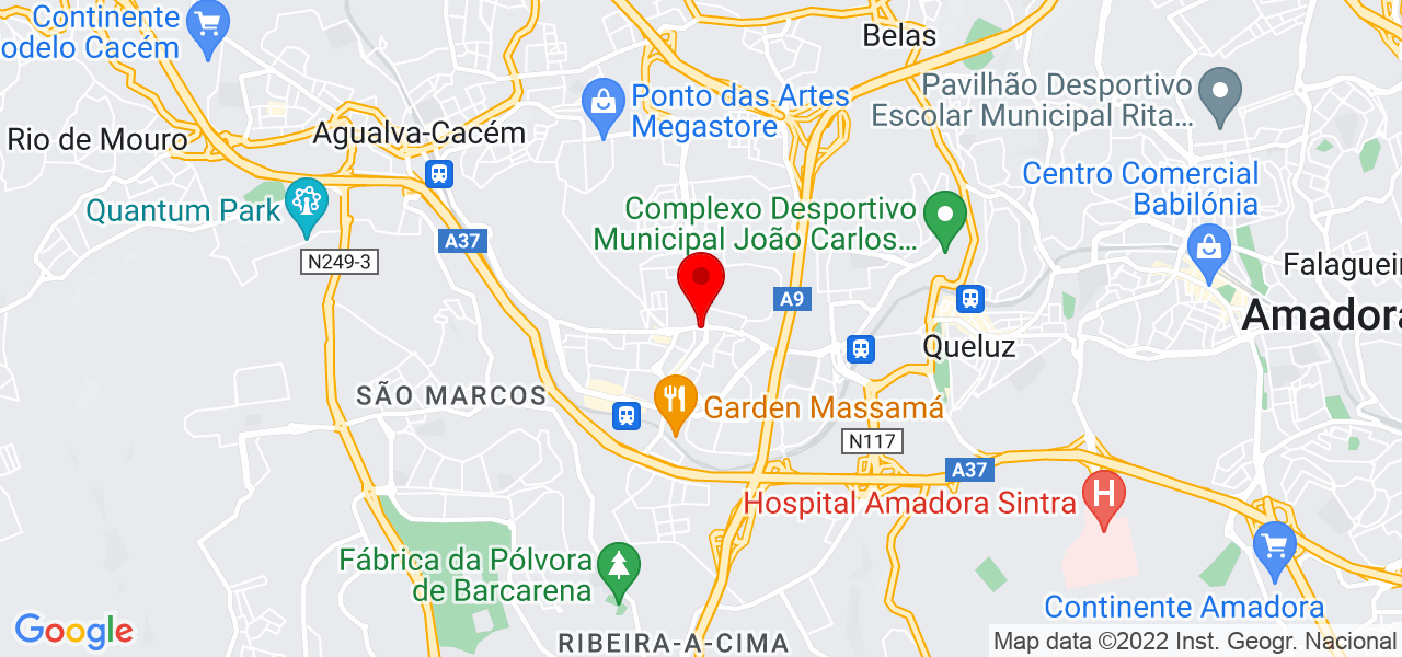 Margarida Oliveira - Lisboa - Sintra - Mapa