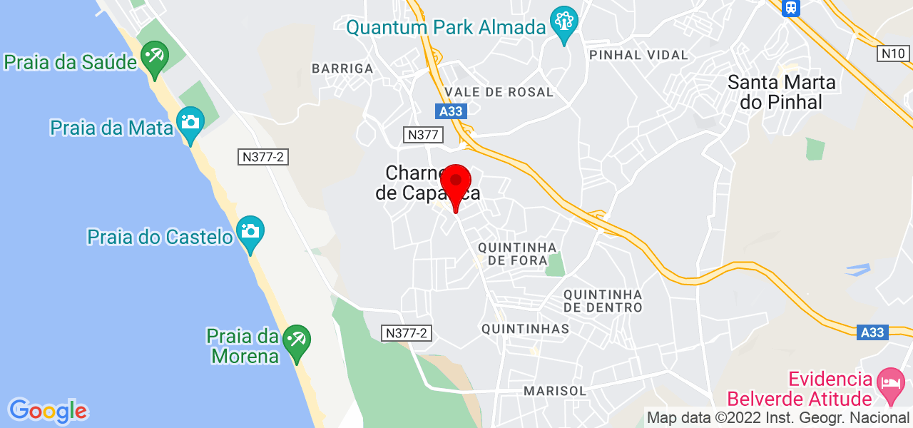 Catedral Constru&ccedil;&otilde;es - Setúbal - Almada - Mapa