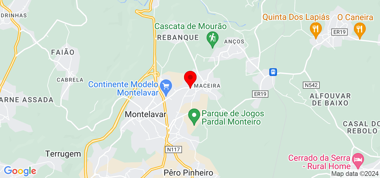 Eudelina Quintal - Lisboa - Sintra - Mapa