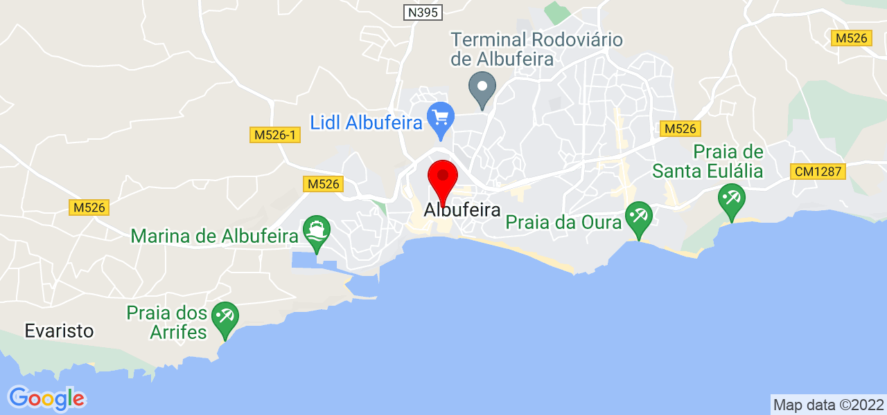 Michele - Faro - Albufeira - Mapa