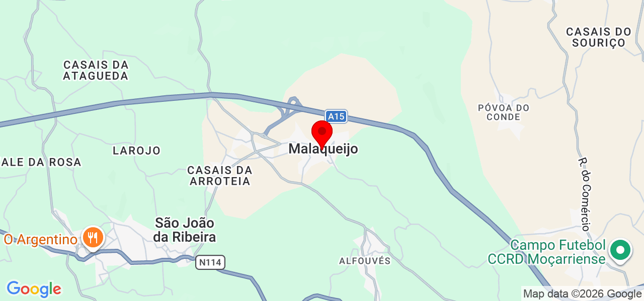 Beatriz - Santarém - Rio Maior - Karte