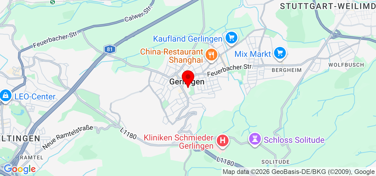 Raffael K&ouml;nig - Baden-Württemberg - Ludwigsburg - Mapa