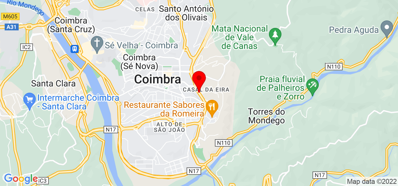 Luís Fardilha - Coimbra - Coimbra - Mapa