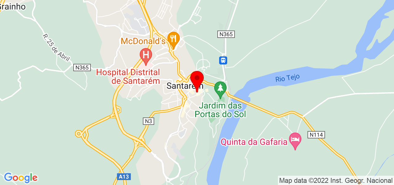 Esperança Manuel - Santarém - Santarém - Karte