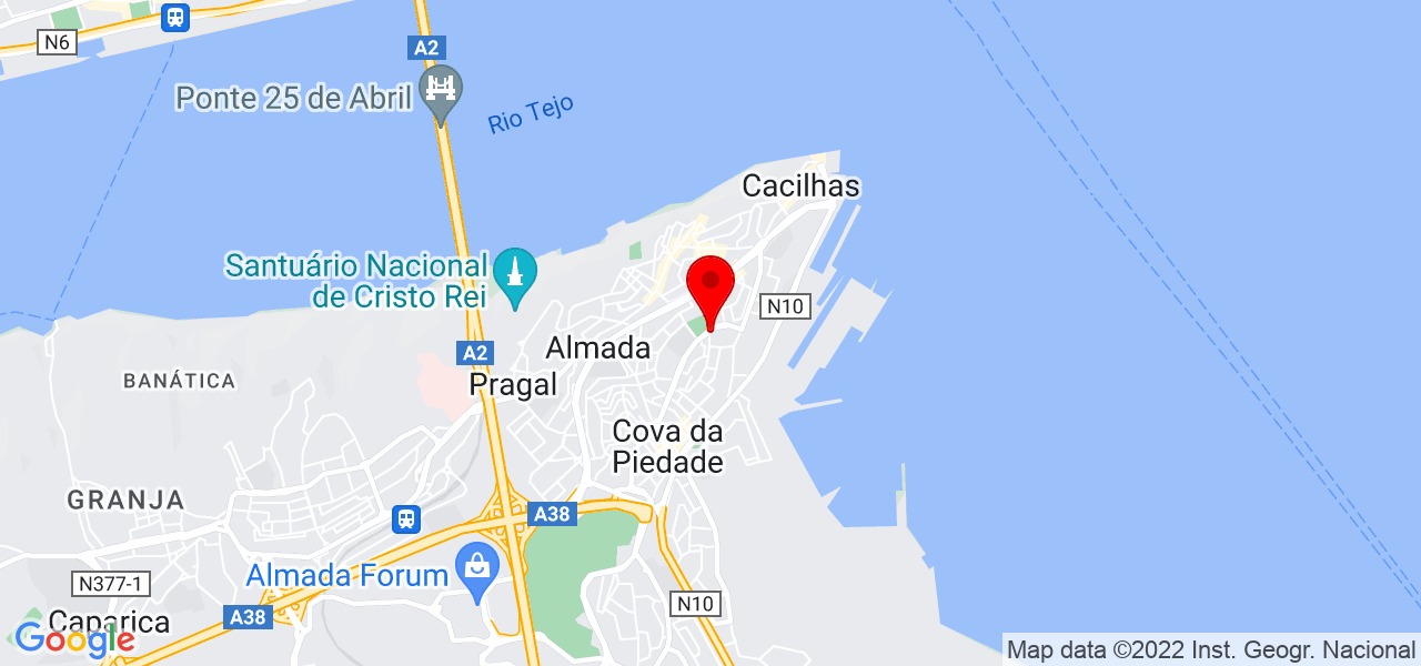 Carolina - Setúbal - Almada - Mapa