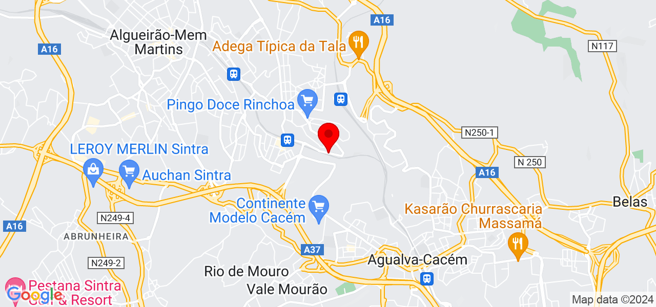 Mendes - Lisboa - Sintra - Mapa