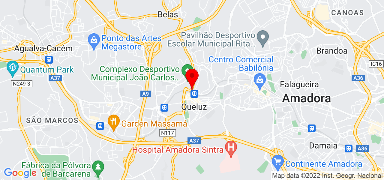 Rui Bondy - Lisboa - Sintra - Mapa