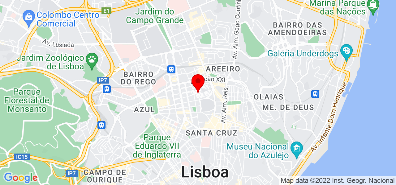 Beatriz - Lisboa - Lisboa - Mapa