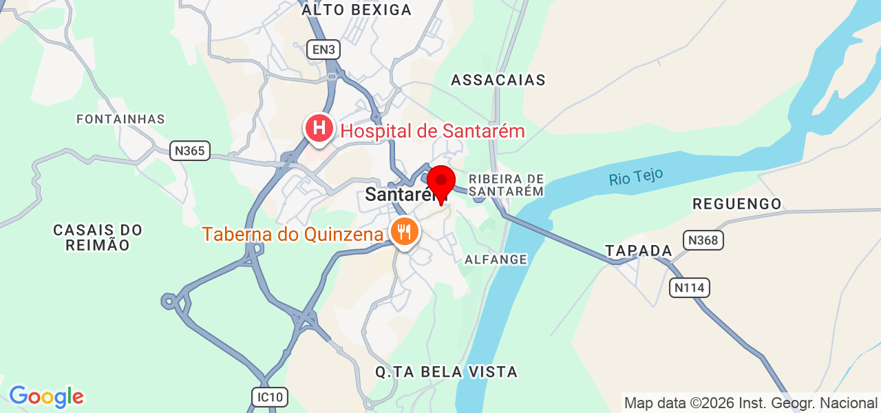 Robério Almeida - Santarém - Santarém - Mapa