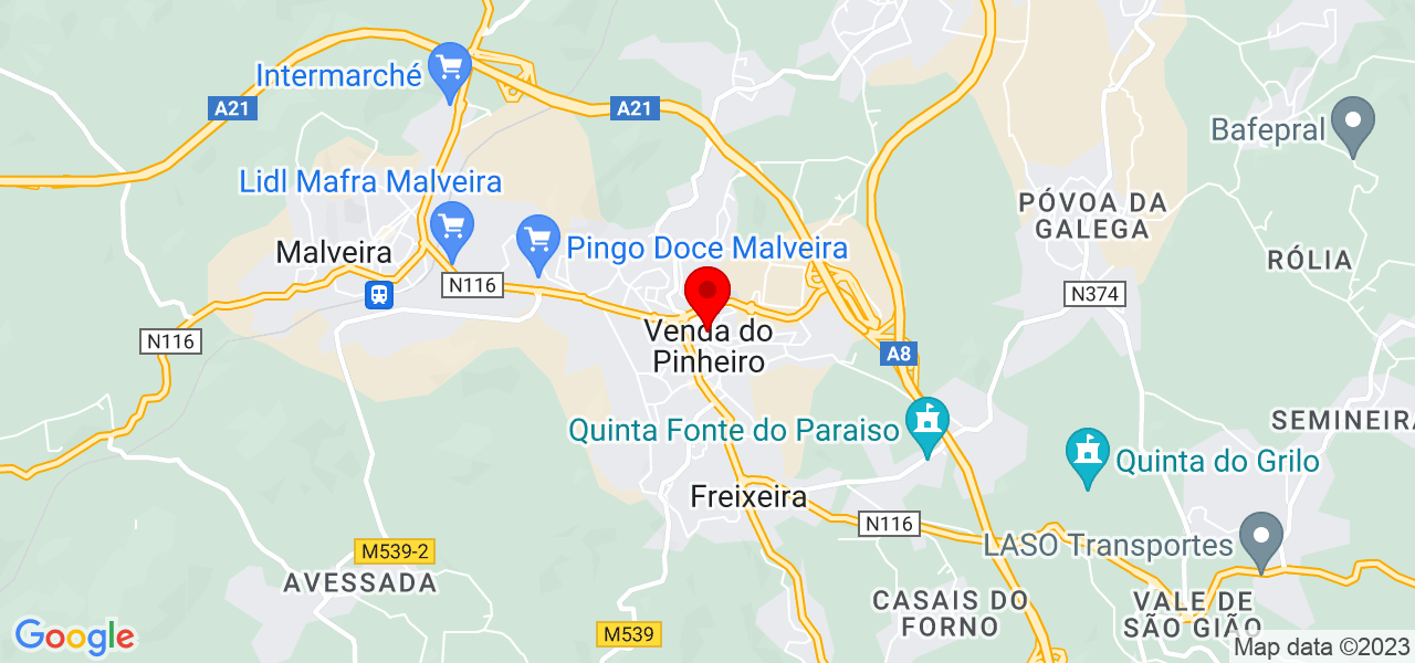 Anna - Lisboa - Mafra - Mapa