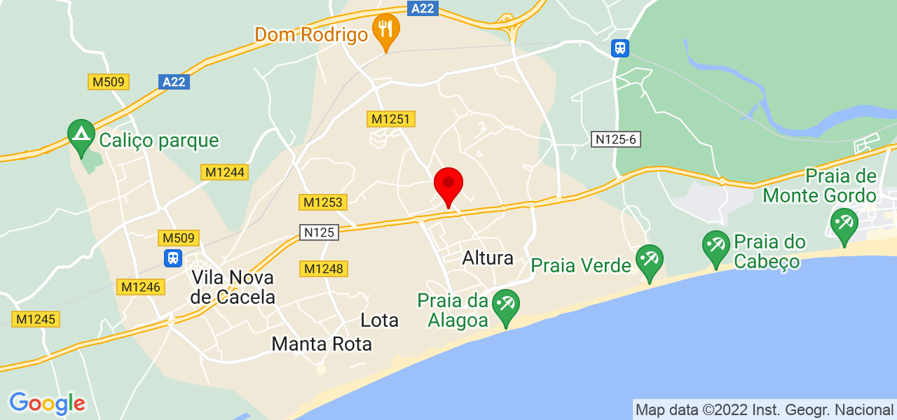 Mauro Sim&otilde;es - Faro - Castro Marim - Mapa
