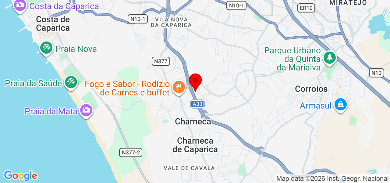 Pedro Villela Serralheiro - Setúbal - Almada - Karte
