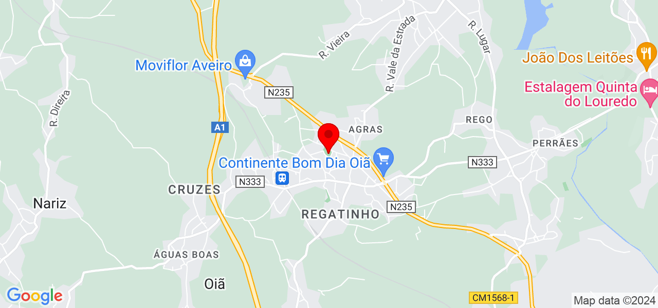 Mudan&ccedil;as na Hora - Aveiro - Aveiro - Oliveira do Bairro - Mapa