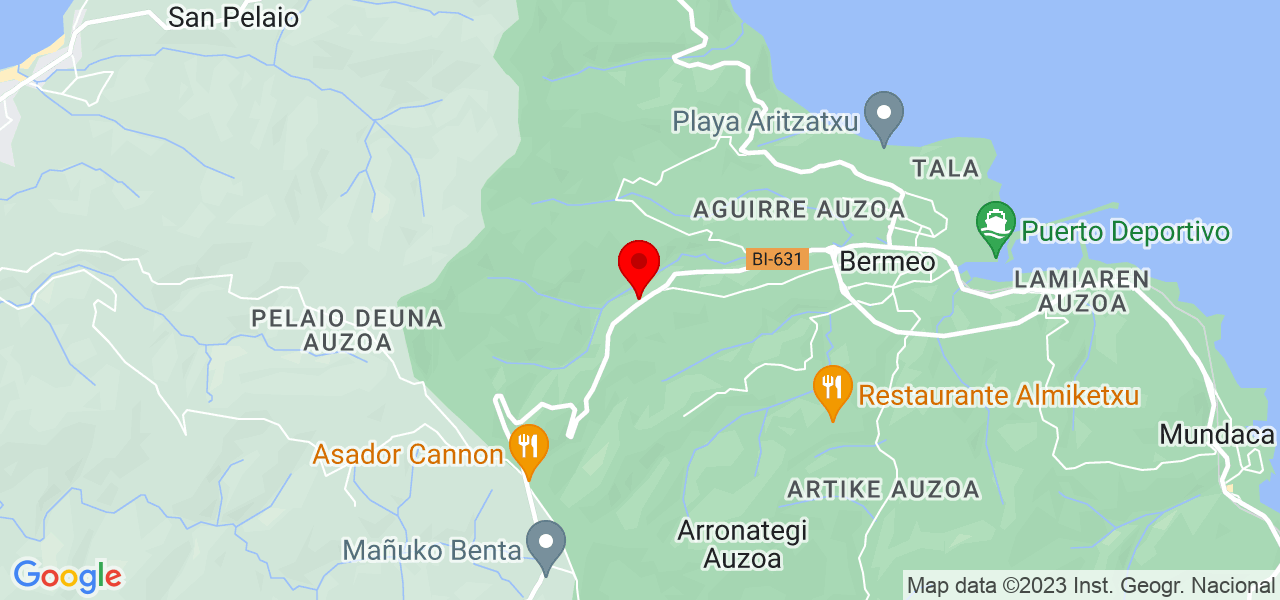 tulio - País Vasco - Bermeo - Mapa