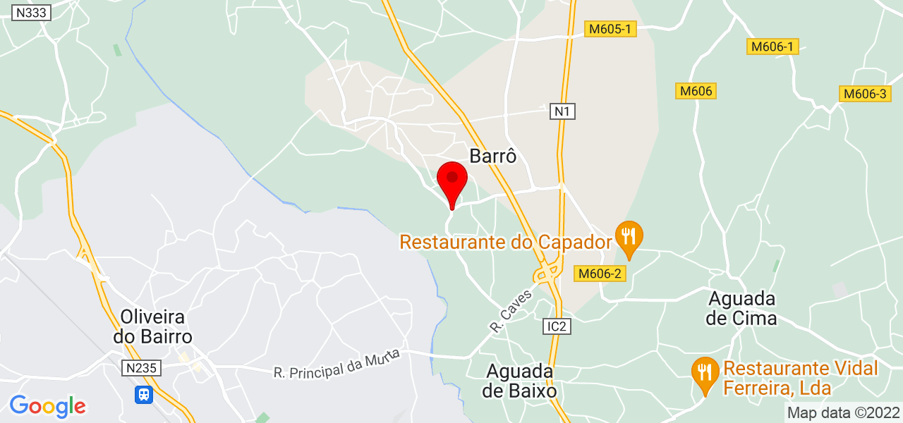 Rafa - Aveiro - Águeda - Mapa