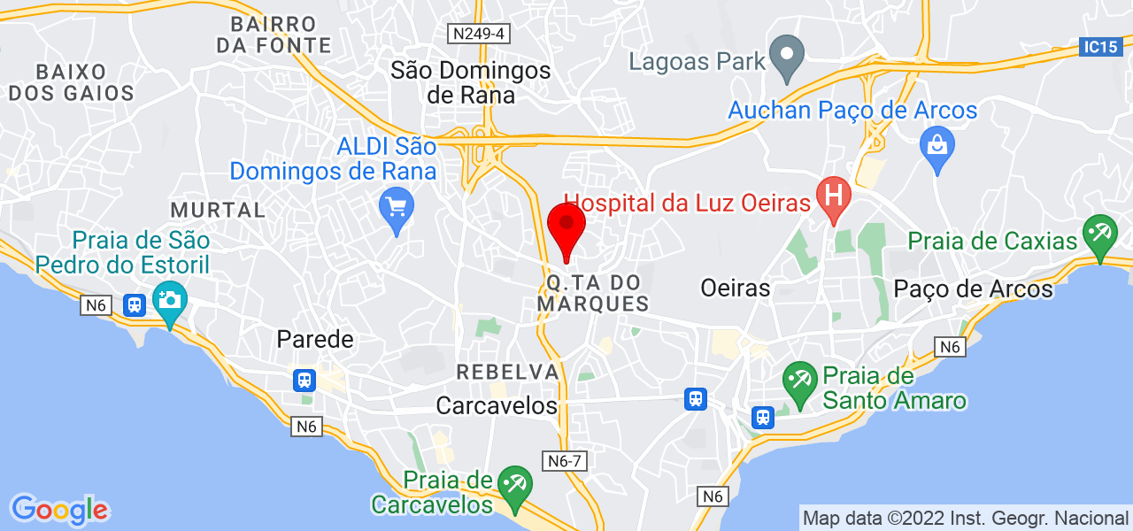 Pt Pladur - Lisboa - Cascais - Mapa