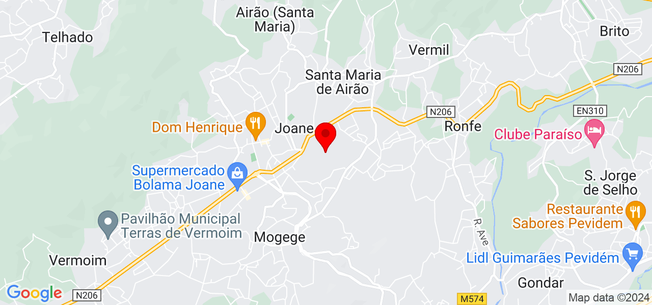 MP- limpezas - Braga - Vila Nova de Famalicão - Mapa