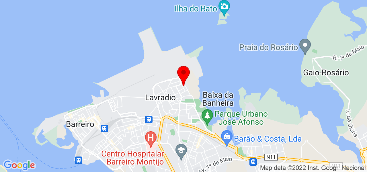 Karolayne - Setúbal - Barreiro - Mapa