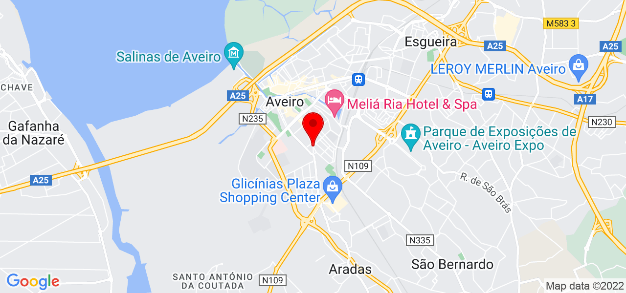 J&uacute;nio Jardim - Aveiro - Aveiro - Mapa