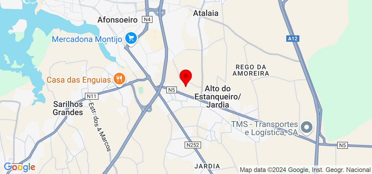 pedroconstrói Lda - Setúbal - Montijo - Karte
