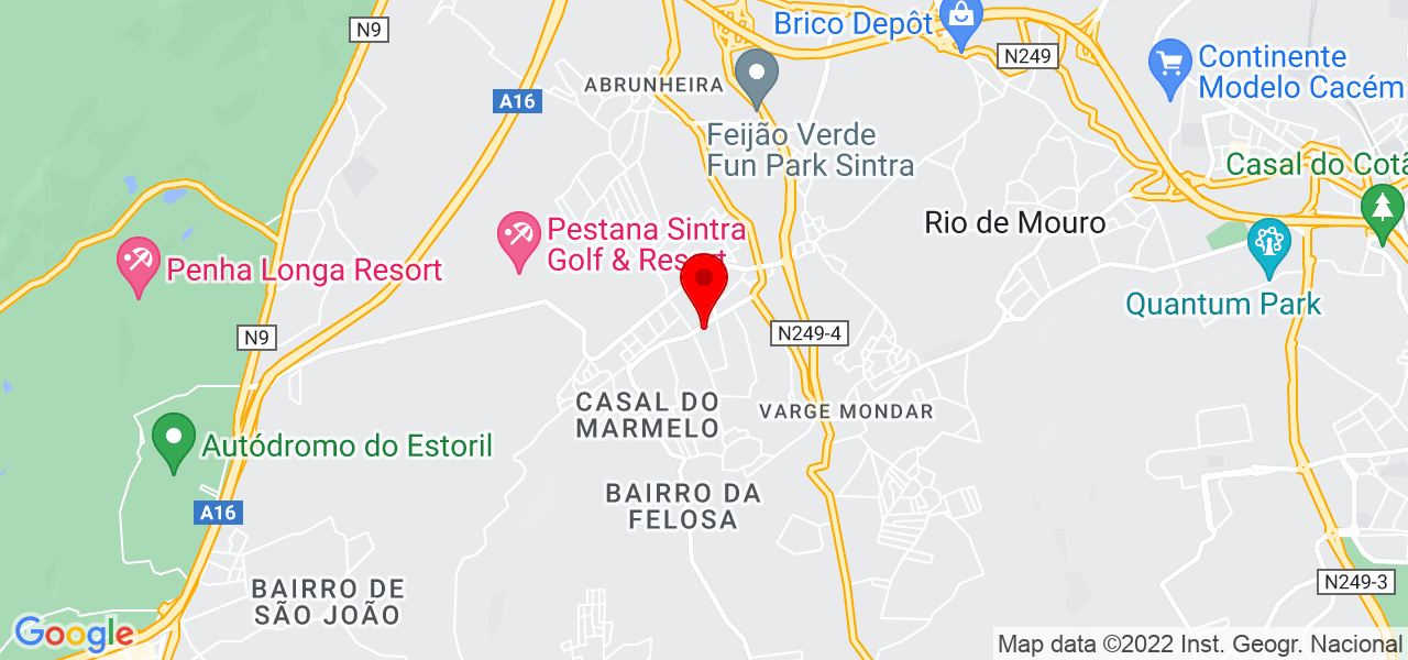 Jc Serralharia - Lisboa - Sintra - Mapa