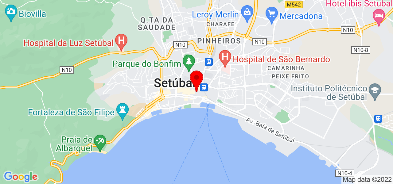 Santos - Setúbal - Setúbal - Mapa