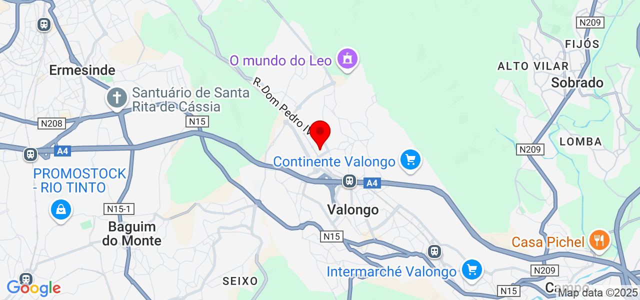 Maria limpezas - Porto - Valongo - Map