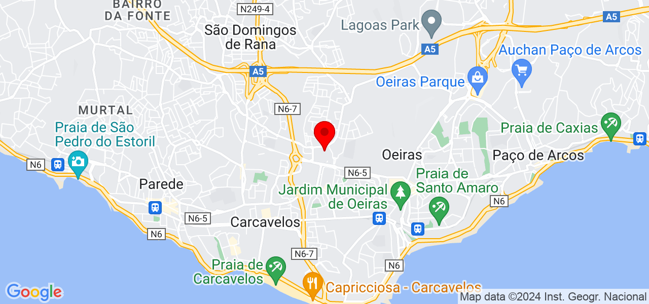 Melina Silva - Lisboa - Oeiras - Mapa