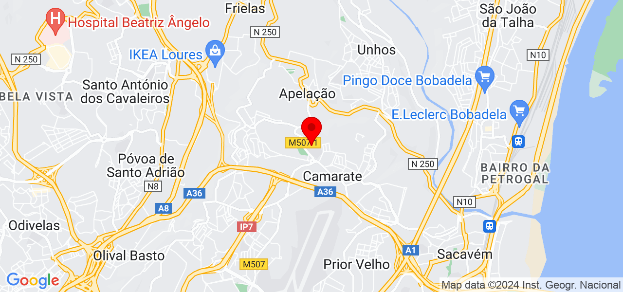 Admar&amp; S&ocirc;nia LDA - Lisboa - Loures - Mapa
