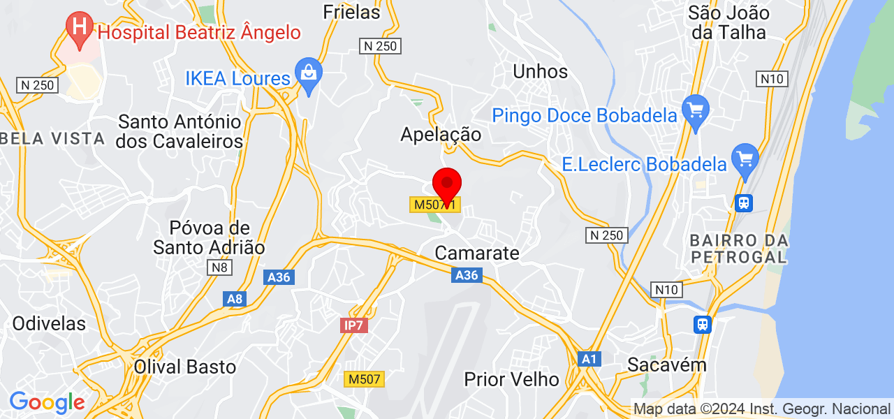 Admar& Sônia LDA - Lisboa - Loures - Mapa