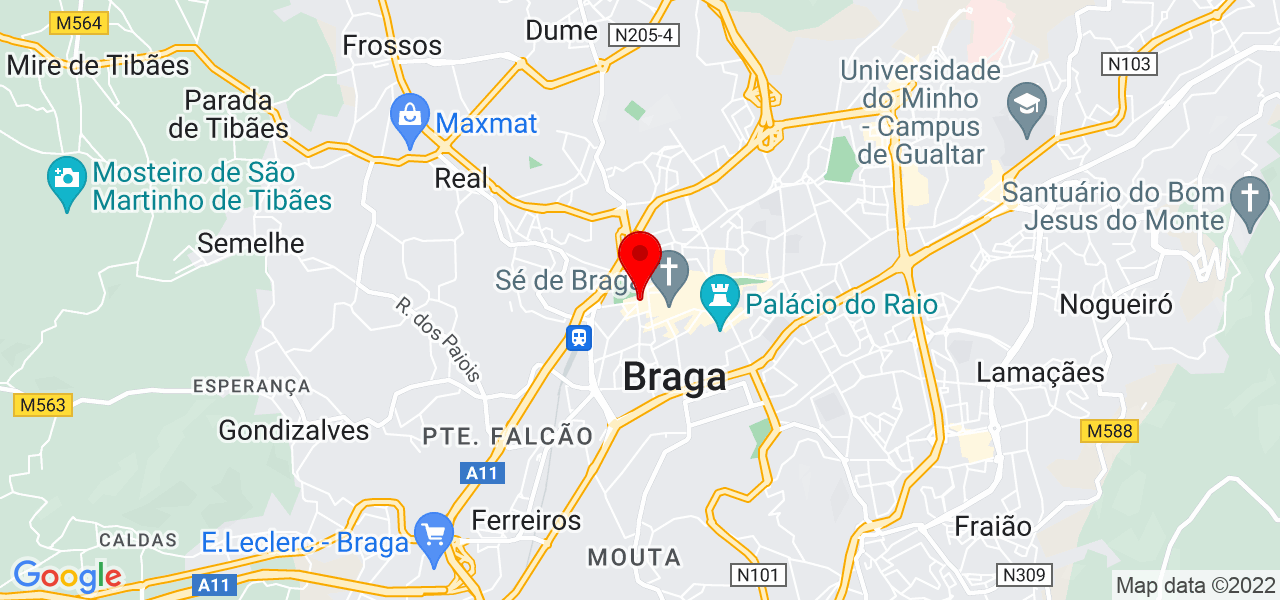 Juliana Resende - Braga - Braga - Mapa