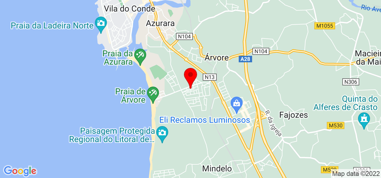 Ricardo Ramos - Porto - Vila do Conde - Mapa