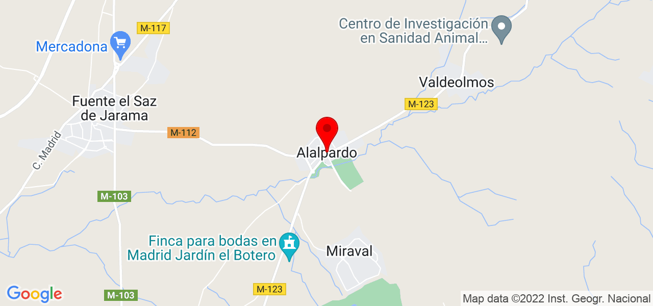 Jose Julio - Comunidad de Madrid - Valdeolmos-Alalpardo - Mapa