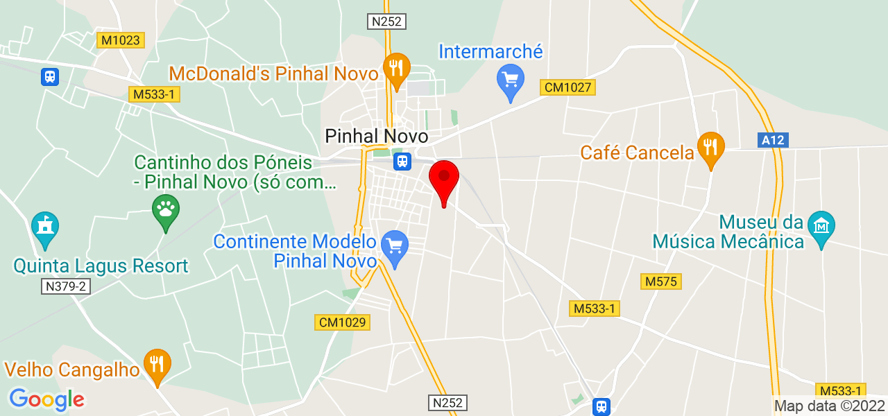 S&oacute;nia Pinela - Setúbal - Palmela - Mapa