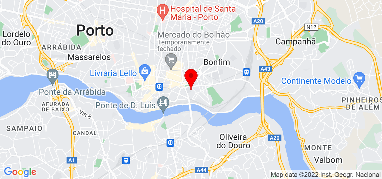Fast Montagens Profissinais - Porto - Porto - Mapa
