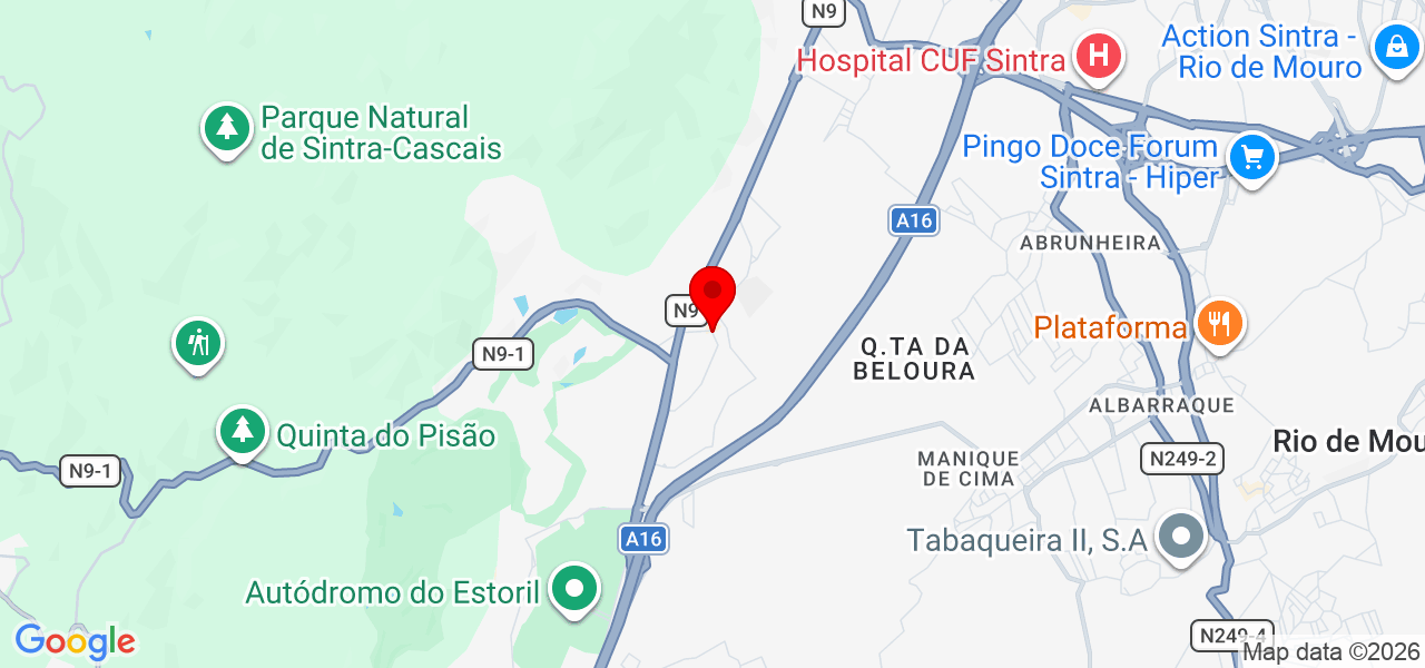 AD Verticais - Lisboa - Sintra - Karte