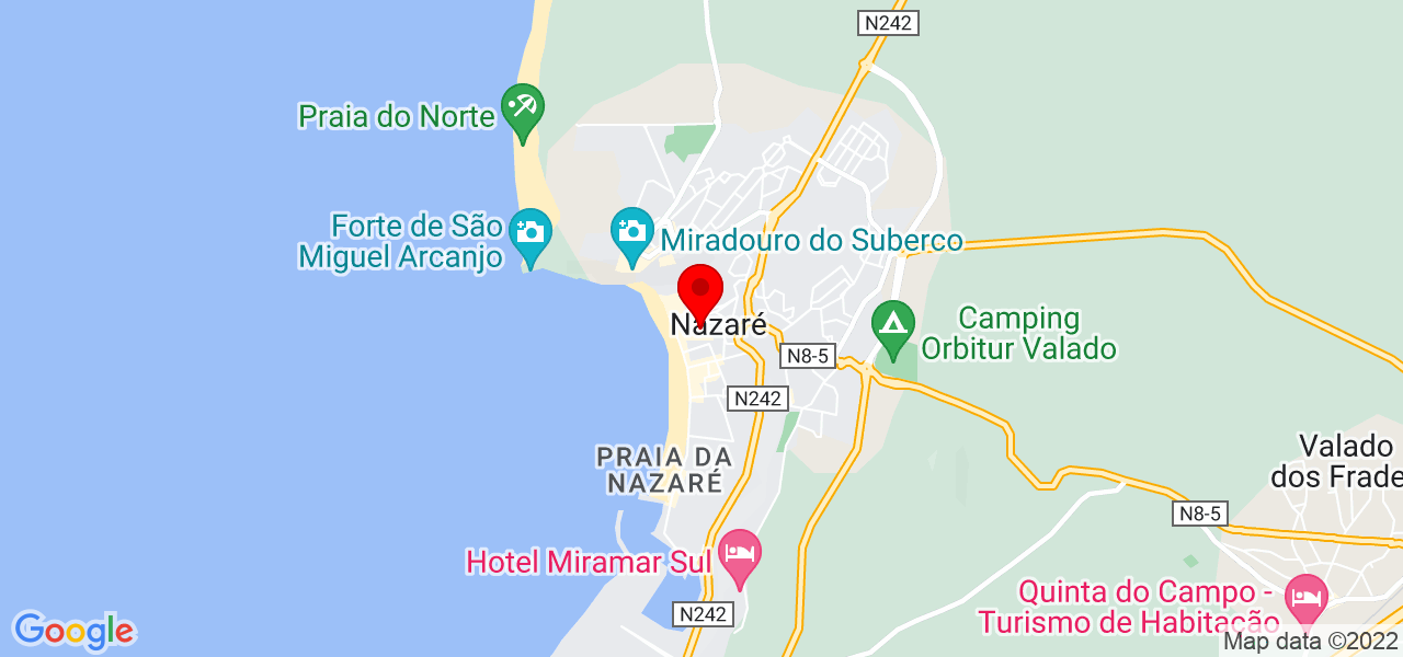 Laura Fazzini - Leiria - Nazaré - Mapa