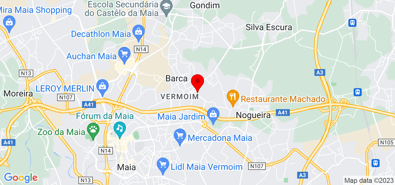 T&acirc;nia Silva - Porto - Maia - Mapa
