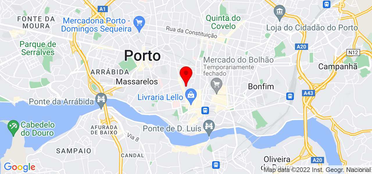 Cuidadora idosos limpeza dom&eacute;stica babysitter - Porto - Porto - Mapa